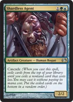 1 x Shardless Agent - Planechase 2012 - Light Play - MTG - Image 1