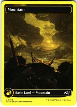 Aetherdrift #510 Mountain (0510) (First-Place Foil) - Image 1