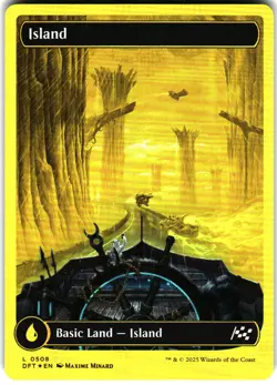 Aetherdrift #508 Island (0508) (First-Place Foil) - Image 1