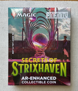 MTG Secrets of Strixhaven Collectible Coin - Pinfinity - Sealed - Image 1