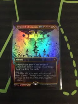 MTG Magic The Gathering Inspired Ultimatum Foil SPG Mythic Borderless Jeskai - Image 1