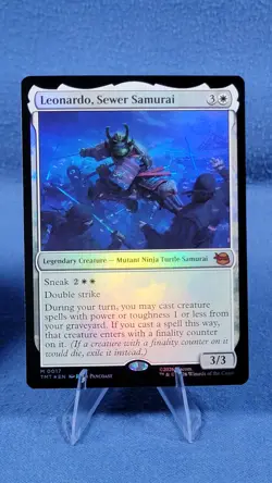 Leonardo, Sewer Samurai TMT 17 (Foil) (NM) TMT MTG 🔮 7* - Image 1