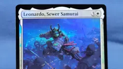 Leonardo, Sewer Samurai TMT 17 (Foil) (NM) TMT MTG 🔮 7* - Image 2