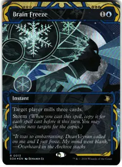 Secrets of Strixhaven: Mystical Archive #13 Brain Freeze - FOIL - Image 1