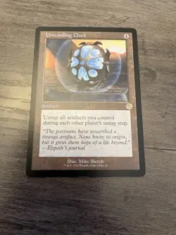 Magic the Gathering MTG Unwinding Clock Retro Frame Near Mint - Image 2