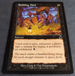 MTG Bubbling Muck | Urza’s Destiny | NM | Black Mana Ramp | Commander Legacy | - Image 3