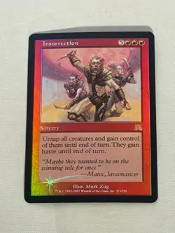 MTG FOIL Insurrection Onslaught Magic the Gathering - Image 1