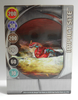 Bakugan Card - Impact Site - Silver Gate Card - BA634 - 4/48q - 2009 - Image 1
