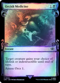 Orcish Medicine (Showcase Scrolls) - FOIL Universes Beyond The Lord of the Rings - Image 1