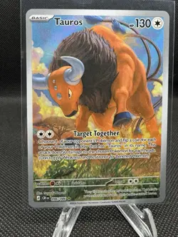 Pokemon Tauros 096/086 CR1 Rare Basic 130 HP Holo English 2026 - Image 1