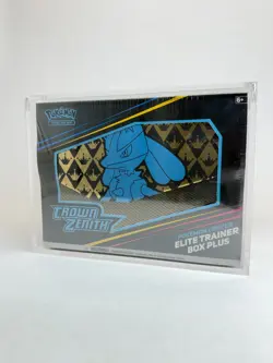 Acrylic Case for Pokemon Crown Zenith Elite Trainer Box Plus CRZ PC Sealed - Image 1