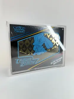 Acrylic Case for Pokemon Crown Zenith Elite Trainer Box Plus CRZ PC Sealed - Image 2