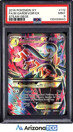 Pokemon 2016 M Gardevoir-EX 112/114 Full Art Steam Siege PSA 9 - Image 1