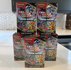 Pokemon TCG: Chaos Rising Booster Bundle Factory Sealed Lot Of 5 (6 Packs Each) - Image 1