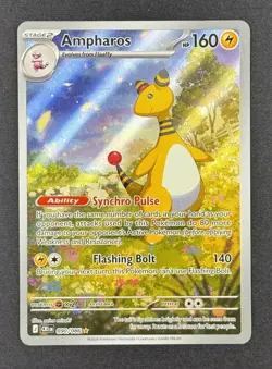 Ampharos 090/086 Chaos Rising Illustration Rare Holo Pokemon TCG CRI English - Image 1