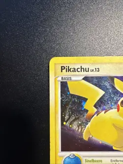 Pikachu Lv.13 9/17 Holo Rare Pokemon POP Series 6 POP6 2007 EXC Vintage German - Image 4