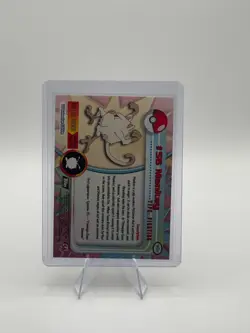 Mankey #56 Topps 1999 Pokemon TV Animation Edition LP Nintendo (Holographic) - Image 2