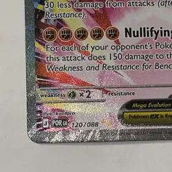 Pokemon Mega Zygarde ex 120/088 Special Illustration Rare Perfect Order NM - Image 3