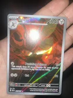 Scizor 205/197 Illustration Rare Obsidian Flames Pokemon NM - Image 3