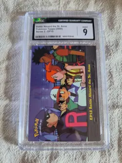 Topps Battle Aboard the St. Anne TV Pokemon CGC 9 Ep15 - Image 1