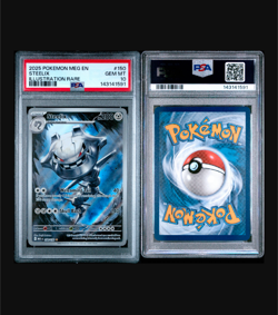 PSA 10 Steelix Illustration Rare 150/132 Pokemon Mega Evolution - Image 3