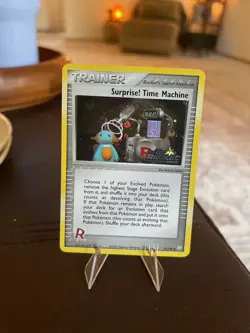 Surprise!Time Machine 91/109 Team Rocket Returns Reverse Holo Stamped Pokemon NM - Image 3
