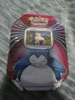 Pokemon Snorlax Mighty Mysterious Tin 2021 Factory Sealed NEW - Image 1