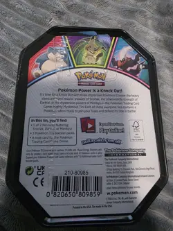Pokemon Snorlax Mighty Mysterious Tin 2021 Factory Sealed NEW - Image 2