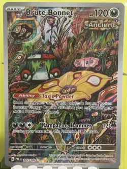 Pokemon Brute Bonnet 207/182 SV04 Paradox Rift Illustration Rare Holo Eng - Image 1