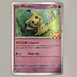 Mimikyu - 037/091 - Rare - Cosmos Holo (Trick or Trade 2024) - NM Pokemon TCG - Image 1