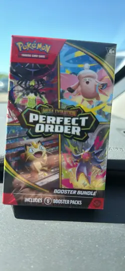 Pokemon TCG Mega Evolution Perfect Order Booster Bundle - 6 Packs - Image 1