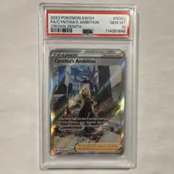 The Pokemon Company PSA 10 2023 EN Cynthia's Ambition GG60/GG70 - Image 1
