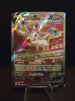 Pokemon TCG Sylveon V Alt Art 184/203 Evolving Skies 🌟PACK FRESH🌟 - Image 1