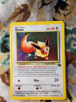 Pokemon Eevee Black Star Promo 11/53 Wotc Holo EN LP/NM - Image 1