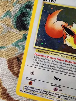 Pokemon Eevee Black Star Promo 11/53 Wotc Holo EN LP/NM - Image 5