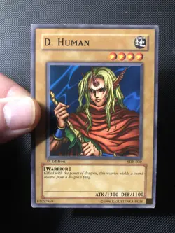 Vintage Yugioh D. Human - SDK-030 - Common - 1st Edition NA English - Image 1