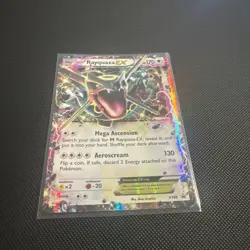 Rayquaza EX Shiny Holo Black Star Promo Card XY69 HP - Image 2