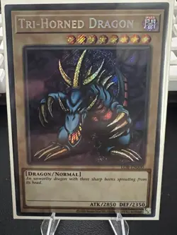 Tri-Horned Dragon LOB-EN000 Legend of Blue Eyes White Dragon 25th - Image 1