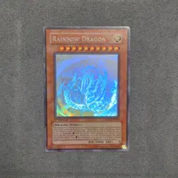 Yu-Gi-Oh! Rainbow Dragon TAEV-EN006 1st Edition Ghost Rare MP/HP - Image 1