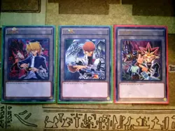 YUGIOH TCG TOKEN JOEY + KAIBA + YUGI LDK2 ULTRA LIMITED EDITION 1996 PRINT - Image 1
