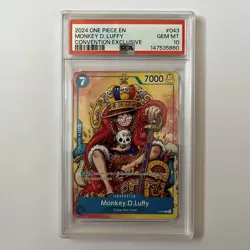 2024 One Piece Monkey D. Luffy Convention Exclusive PROMO P-043 PSA 10 - Image 1