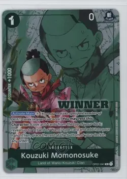 2022 One Piece Promos English Kouzuki Momonosuke (Winner Pack Vol 7) - Image 1