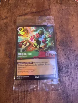 Disney D23 2026 Welcome Kit Mad Hatter Exclusive Lorcana Promo Card - Image 1