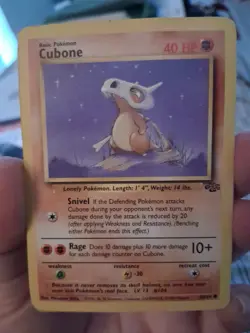 Cubone Jungle Set 1995 Vintage Pokemon Card - Image 1
