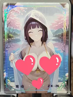 Hinata Under The Nightgown Card Goddess Story Anime Waifu ZX ZX-26 - Image 1