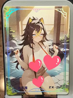 Dehya Under The Nightgown Card Goddess Story Anime Waifu ZX ZX-06 - Image 1