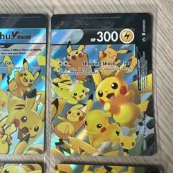 Pikachu V-Union - SWSH139-142 - Pokemon TCG: Celebrations Promo 4 Card Set - Image 3