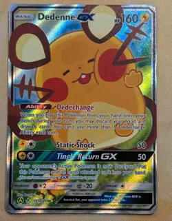 Dedenne GX 195a/214 Alternate Art Promos Holo Near Mint Condition Pokemon Card✨ - Image 1