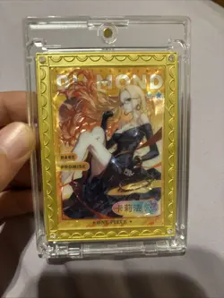 One Piece Diamond Metal Card Khalifa Non Serial Card - Image 1