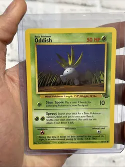 Pokemon ODDISH - 58/64 - Jungle - Pokemon Card - NM/MT Vintage Vtg Nintendo TCG - Image 1